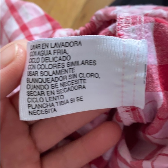 Pink, white and red plaid mini skirt/skort! - Picture 8 of 12